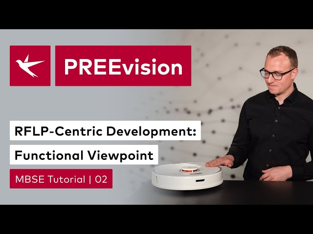 PREEvision MBSE Tutorial 02 | Functional Viewpoint | RFLP-Centric Systems Engineering