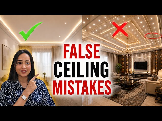 7 False Ceiling Mistakes Every Homeowner Should Avoid #falseceiling #interiordesign #interiors #yt