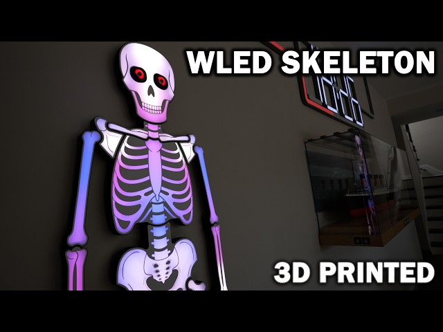 Make an AMAZING Animated LED Skeleton for Halloween!