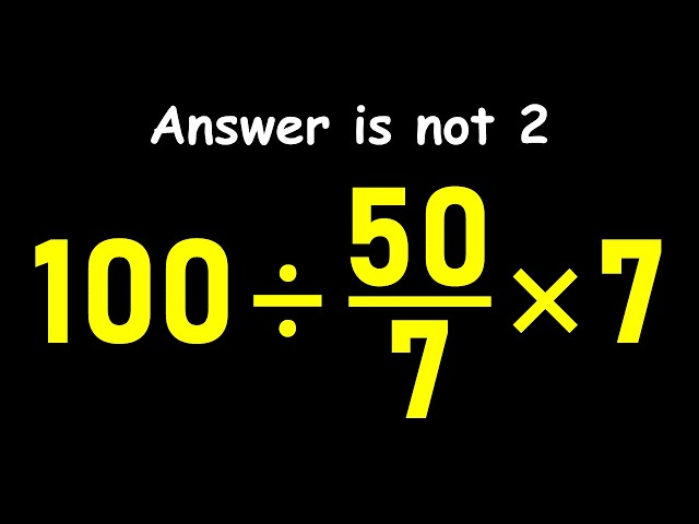 Only 1 in 3 Can Solve This Math Problem!