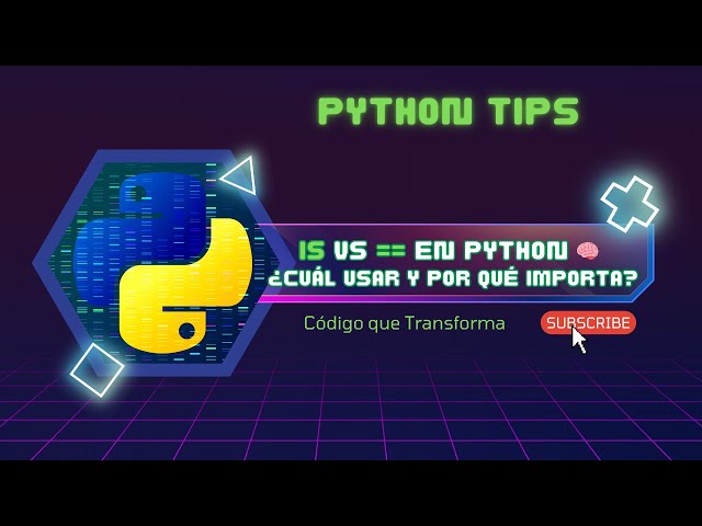 ESTO TE HARÁ BRILLAR COMO PROGRAMADOR. Tips IS vs == en Python 🧠 | ¿Cuál usar y por qué importa?