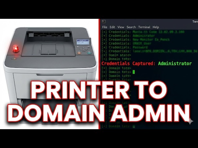 I Hacked Active Directory Using a Printer and PXE Boot | #tryhackme