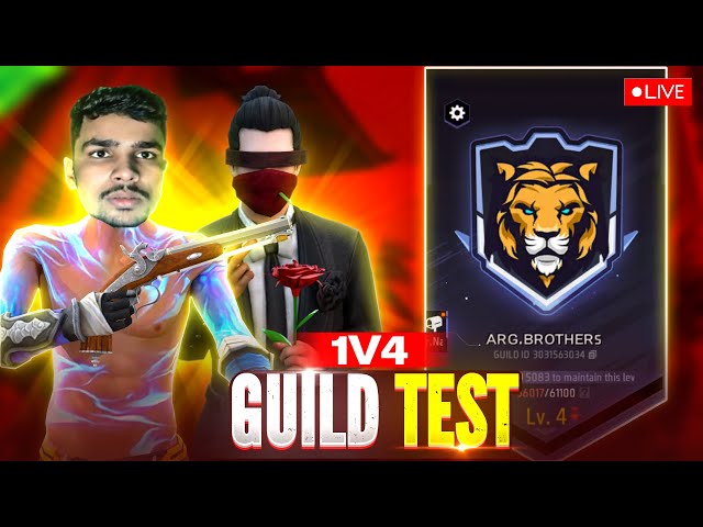 live guild test reaction stream #day #shortvideo #freefire #shortvideo #ffliveguildtesting
