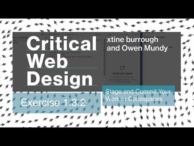1.3.2 Stage and Commit Your Work in Codespaces