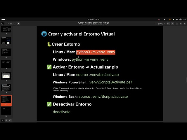 Introducción y Entorno de Trabajo