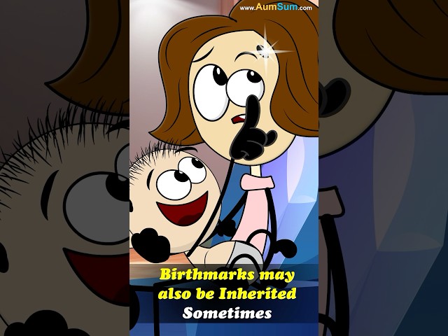 What is the Cause of Birthmarks? | #aumsum #kids #shorts #science