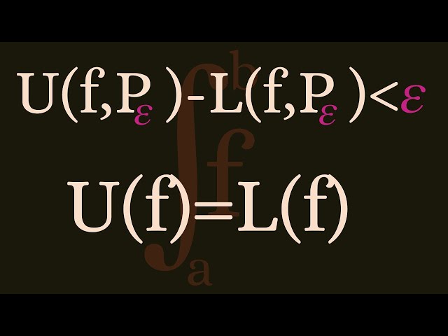 Análisis real | Integrabilidad de Riemann