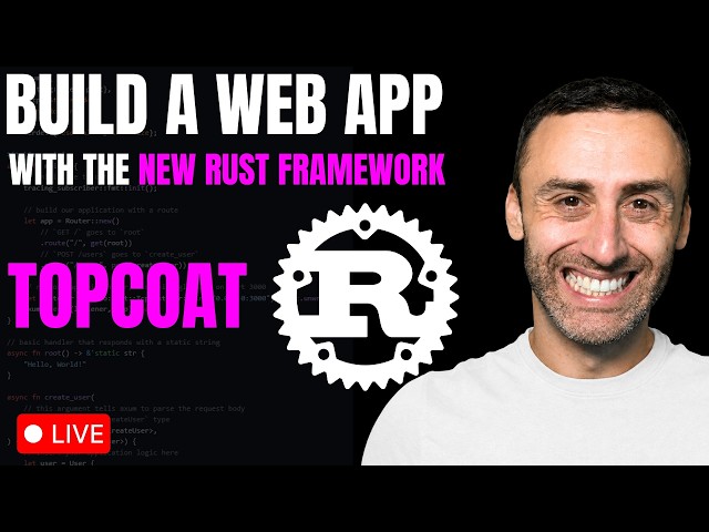 Build a Web App using Topcoat - The new Rust Web framework