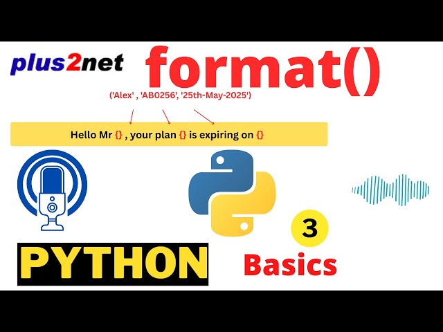 Python format() Method Explained | String Placeholders Made Easy