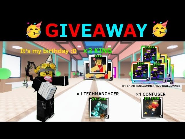 (HUGE GIVEAWAY EVER) HOW TO ENTER MY GIVEAWAY TUTORIAL In NOOB TOWER DEFENSE!