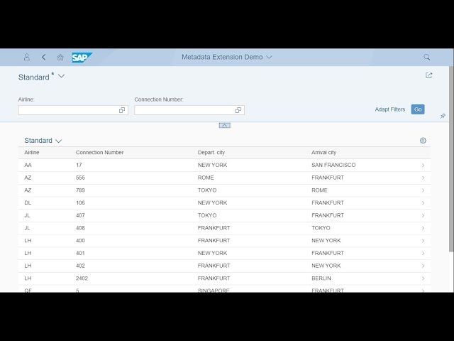 ABAP CDS view and Metadata Extension (Fiori List Report Application)