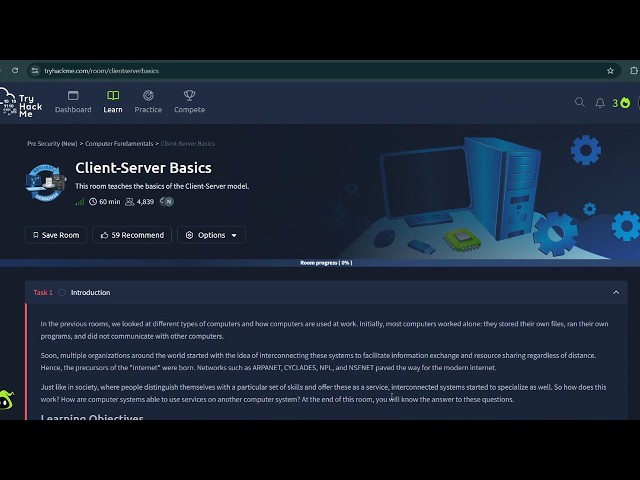 TryHackMe | Client-Server Basics Room