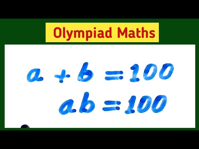 A nice Algebra Problem Solving||USA Olympiad maths question||