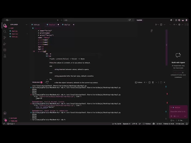 python programming course- lecture 2