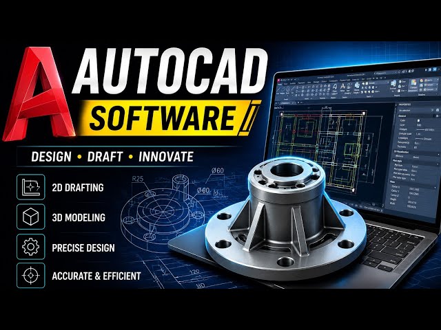 AutoCAD Software: Complete Guide to 2D Drafting, 3D Modeling & Engineering Design