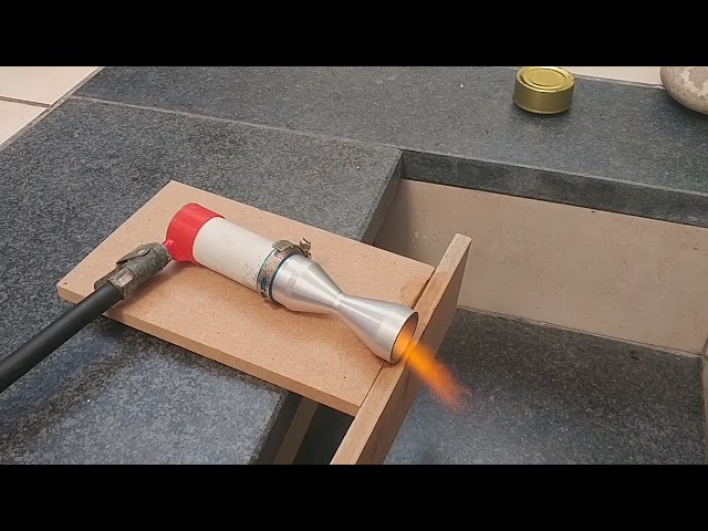 🚀 Successful static test metal nozzle of micro liquid Rocket Engine Ethanol and compressed air 🔥