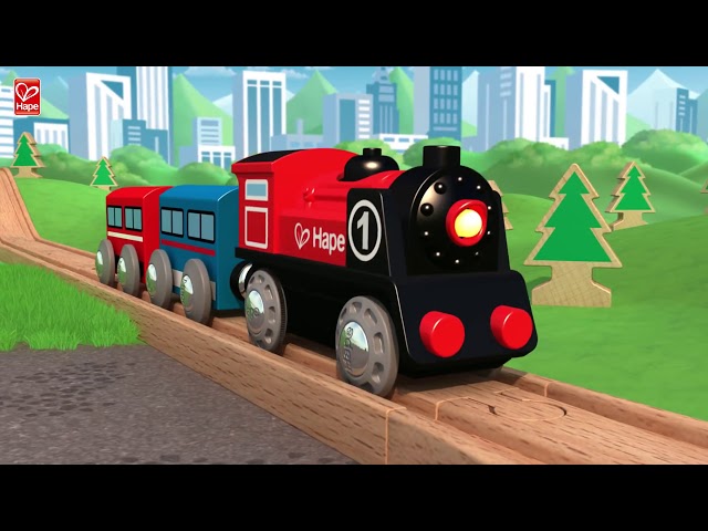Circuitos de trenes de madera Hape