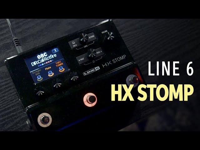 Line 6 HX Stomp Guitar Multi-effects Processor Demo