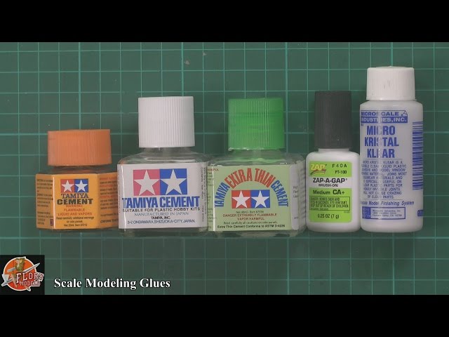 Scale model Glues