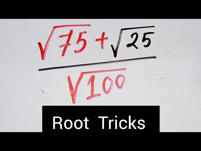 Simple Root problem  solution