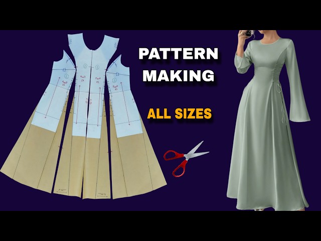 How to Draft This Fitted Dress for Any Body Shape | Pattern Making Tutorial