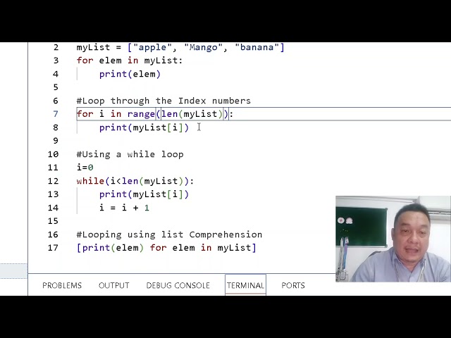Python Developer:  Python Lists - Loop List | Tutorial 20