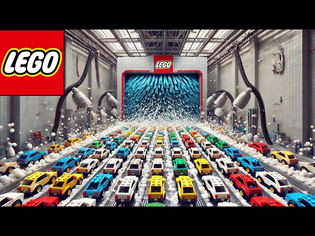 What Happens When You Wash 1,000 LEGO Cars at Once?