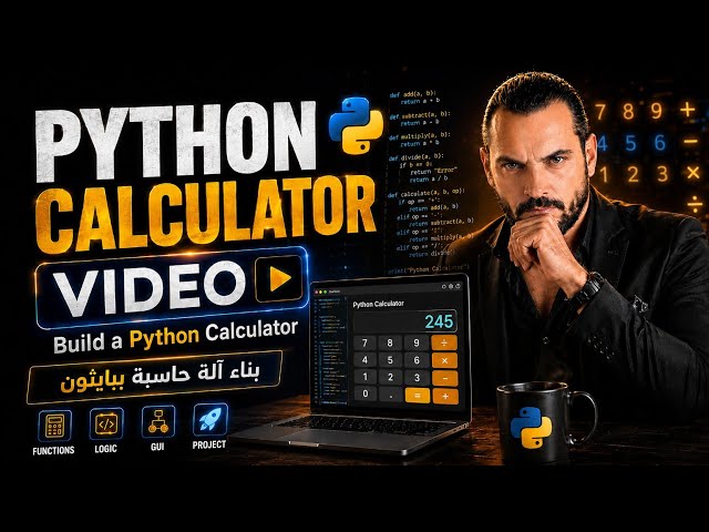 🚀 Build a Calculator in Python in 5 Minutes 🐍 | Beginner Project | Code in Description
