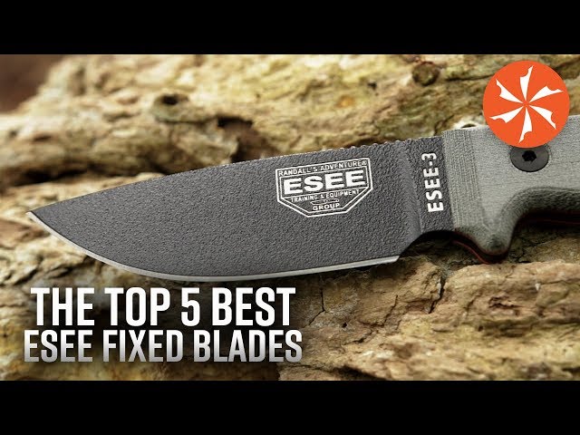 Top 5 Best ESEE Fixed Blade Knives for Outdoor Use Available at KnifeCenter.com