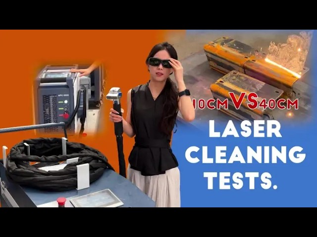 Comparison of Rust Removal Performance: 300W Pulsed Laser Cleaner vs. 3000W Continuous-Wave