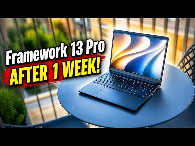 The Framework 13 Pro - Review after 1 week!