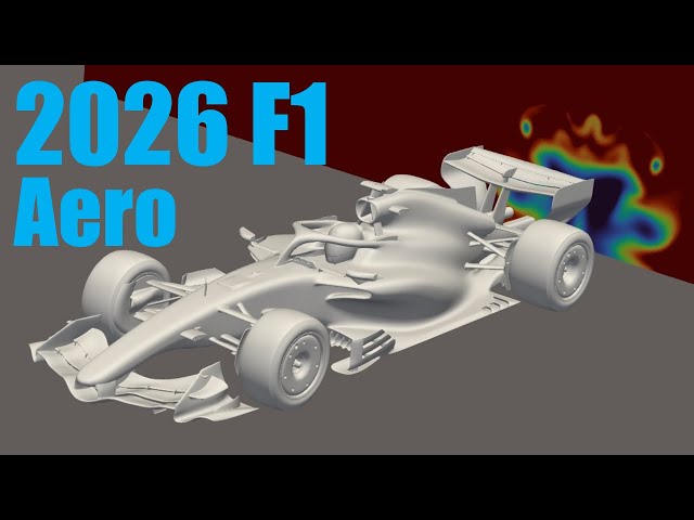 F1 2026 - Aero Analysis (Complex CFD Simulation)