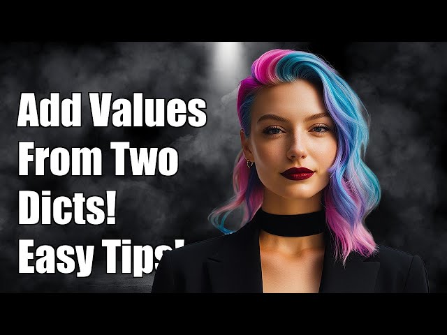 Add values from two dictionaries