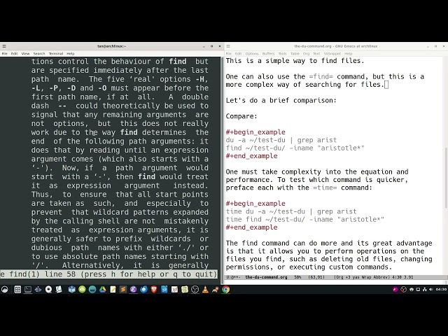 Find files quickly in Linux using the DU command #terminal