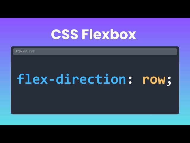 CSS flex-direction made easy 🔥