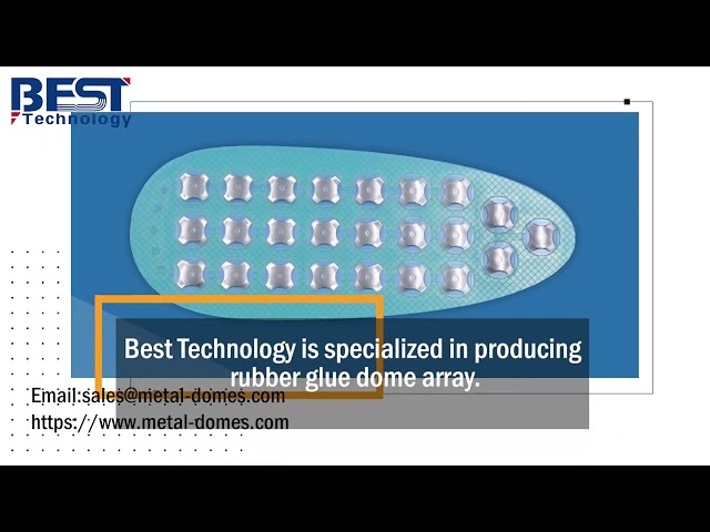 Rubber glue dome array is a very popular DA product