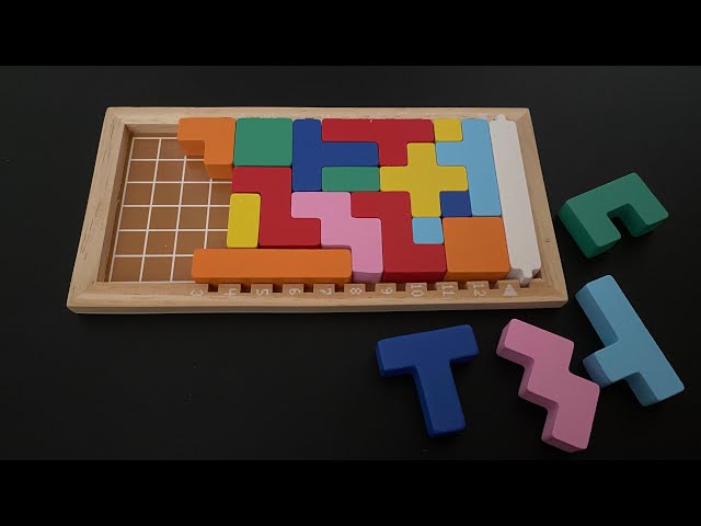ASMR: Tetris Wooden Puzzle Highscore [LoFi]
