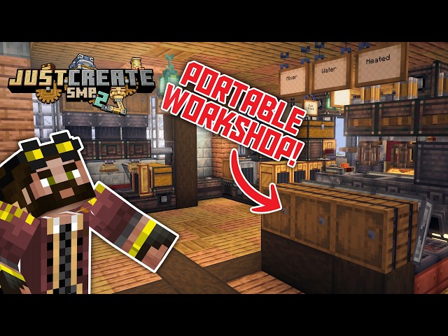 I built a portable WORKSHOP! Just Create 2: Ep 12