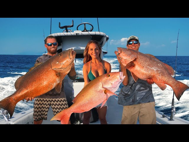 Fishing for GIANT Cubera & Mutton Snapper.. A Day We’ll Never Forget