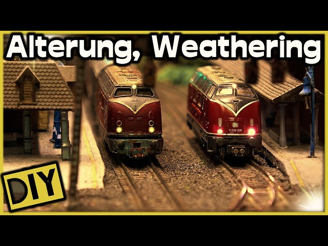 Aging, weathering and preservation of dirt | V200 Trix (Märklin) 🚂 [#275] Model railway