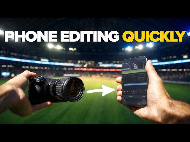 How I Edit Professional Sports Videos on My Phone