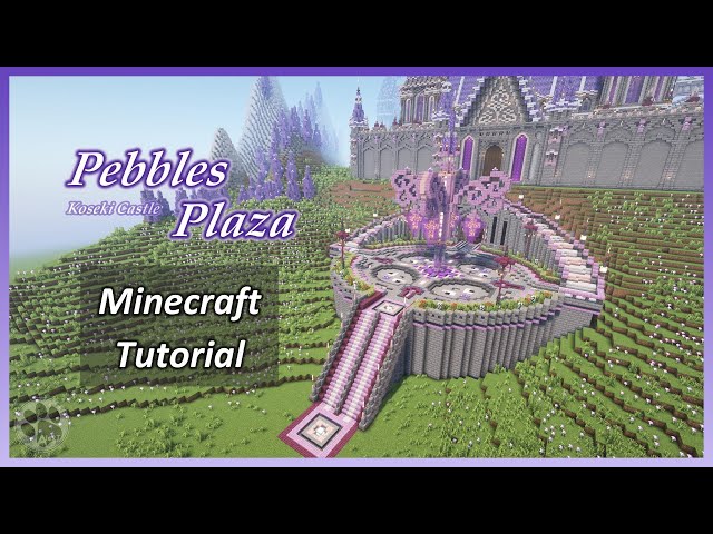 【Minecraft】How to build Pebbles Plaza (Tutorial)
