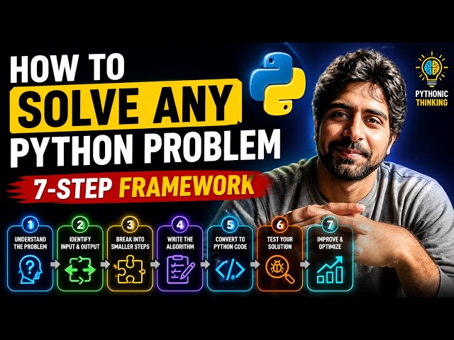 How to Solve Python Problems Step by Step (For Beginners)