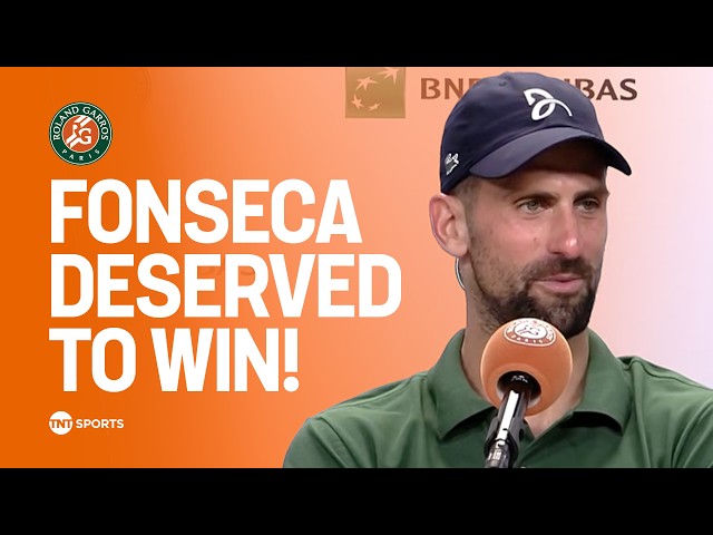 Novak Djokovic REACTS after shock exit to Joao Fonseca | Roland-Garros Press Conference