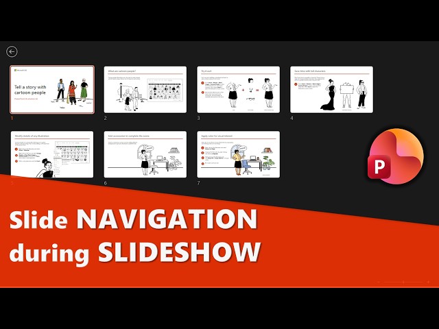 How to Select a Specific Slide During the Slide Show in PowerPoint