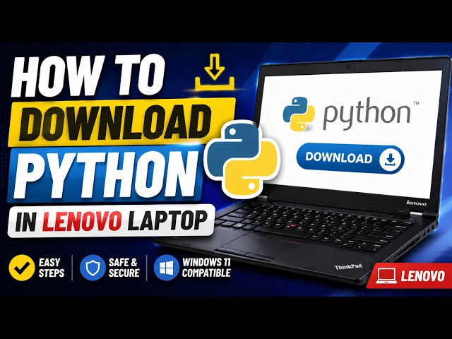 How to Download Python in lenovo laptop| How to Download Python in lenovo laptop