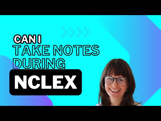Can I take Notes during my NCLEX? #nursingstudent #nclexrn #nclex