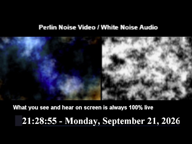 LIVE Paranormal Experiment Stream: Perlin Noise Video & Live Filtered Experiment Audio