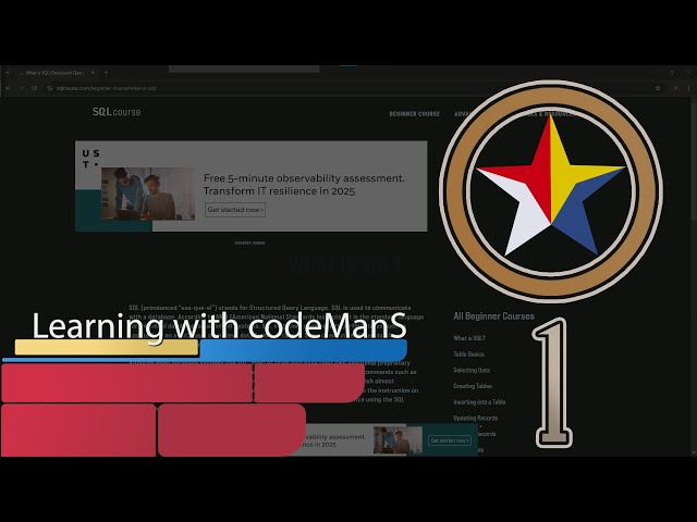 SQL Beginner Course - What Is SQL? | Learning SQL for Free