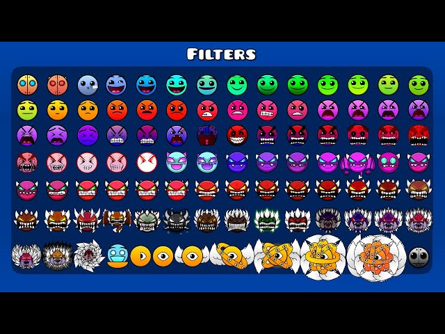 If Geometry Dash had WAY More Difficulties